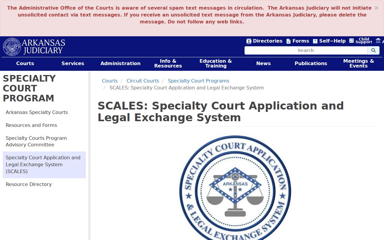 Monroe County criminal docket restricted SCALES program records